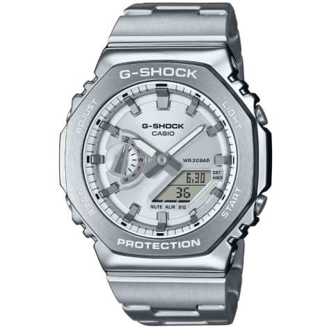 Casio Montre GShock G-Steel - GM-2100 Series - Argent 49.3 x 44.4 mm- GM-2110D-7A