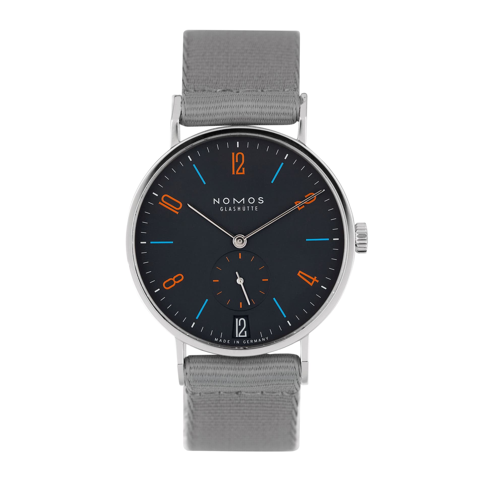 Nomos Montre Nomos Tangente 38 Date Dunkelbunt - Ed. limitée 175 ans mécanique 37,5 mm Full Set 2024