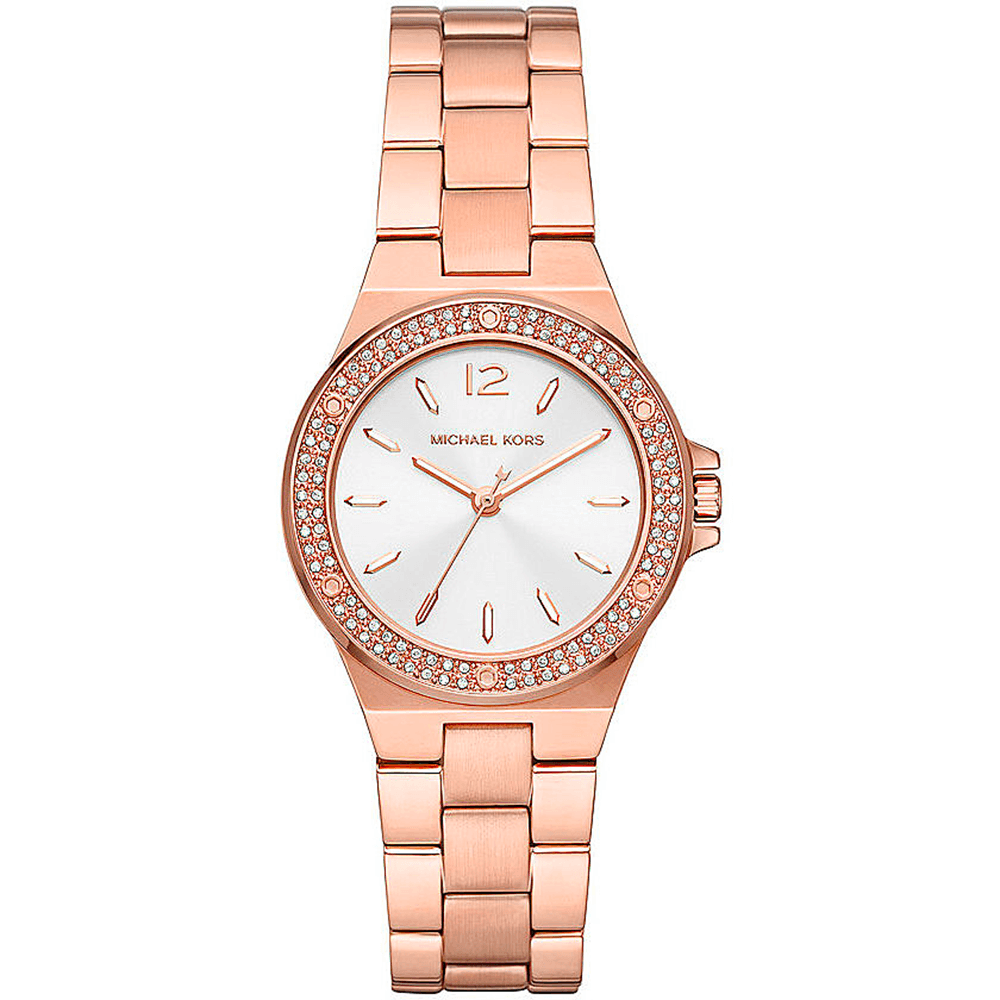 Michael Kors Montre Michael Kors Lennox en Métal Doré Rose