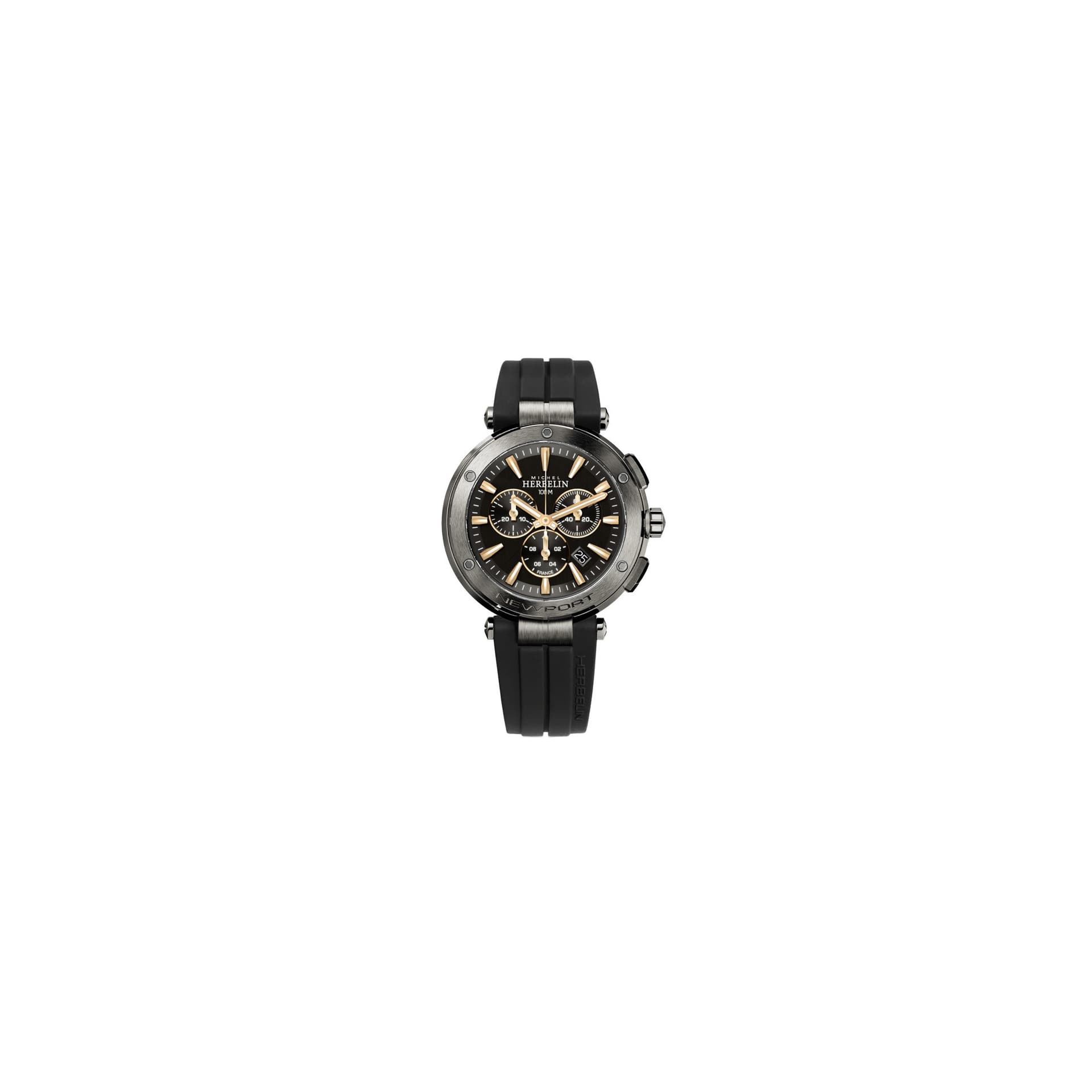 Michel Herbelin Montre Herbelin Newport Homme Quartz Chronographe - 37688G33TCA