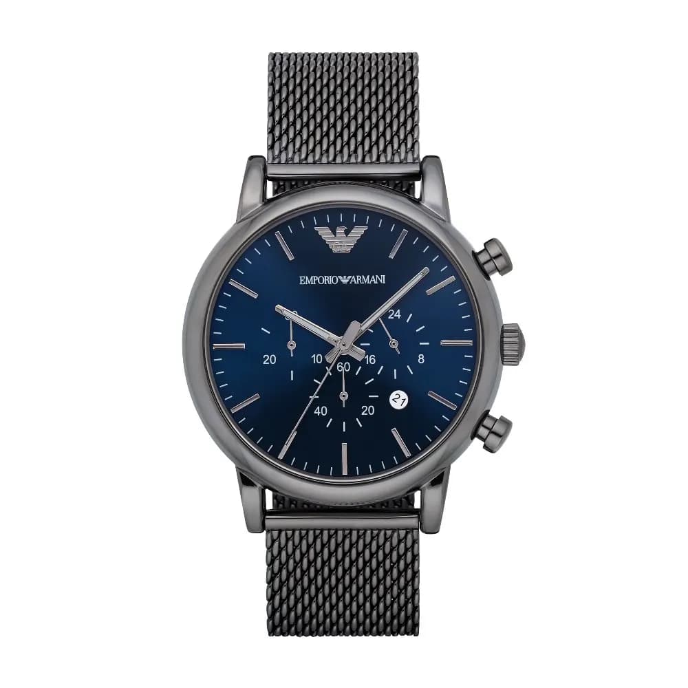 Emporio Armani Montre Analogique Homme Emporio Armani Acier Gris AR1979