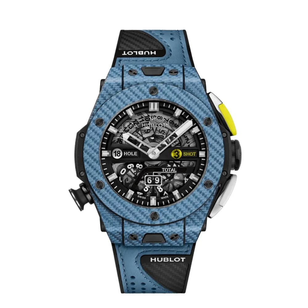 Hublot Unico Golf Sky Blue Carbon