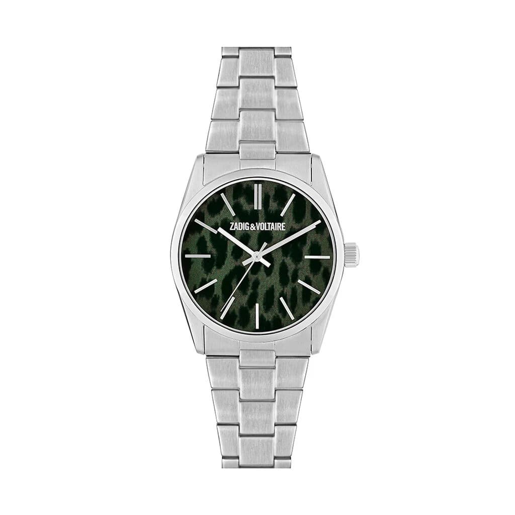 ZADIG & VOLTAIRE Montre Zadig et Voltaire Collection Fusion en Acier Argenté