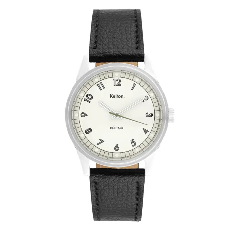 Kelton Montre Héritage Blanche Epsom noir 9126842