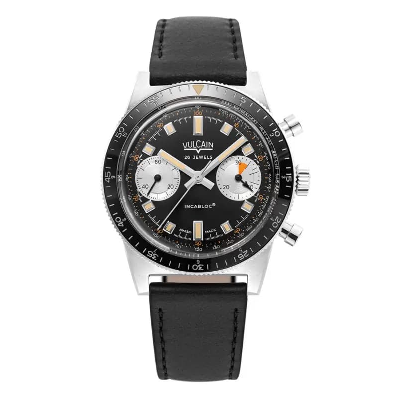 Vulcain Montre Skindiver Chronograph Noir 590176A07