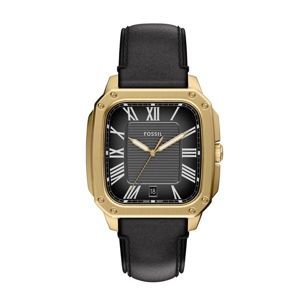 Fossil Crosby — boîtier doré