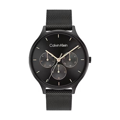 Calvin Klein Montre Femme CALVIN KLEIN en Acier Noir