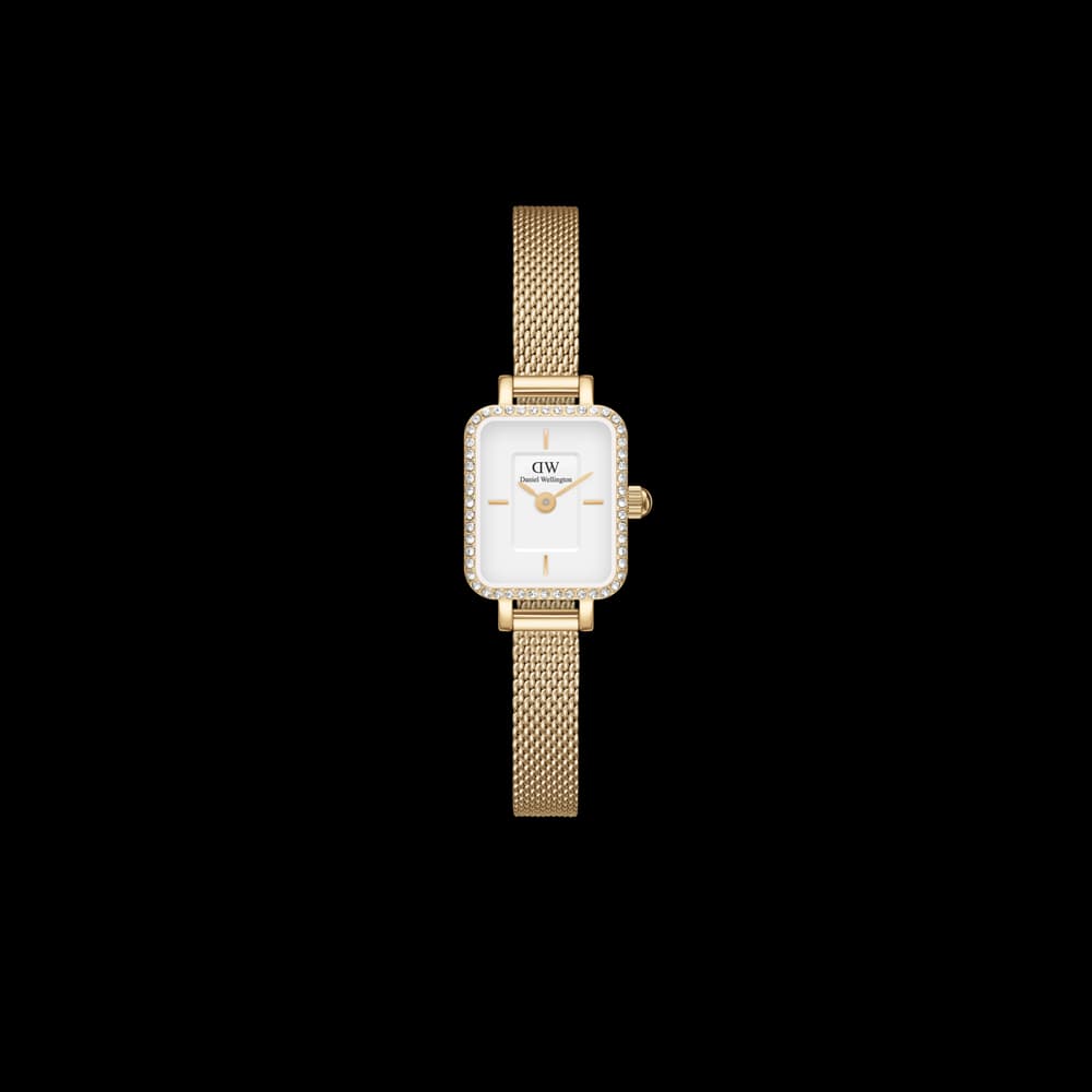 Daniel Wellington Montre quartz Femme Quadro mini Blanc