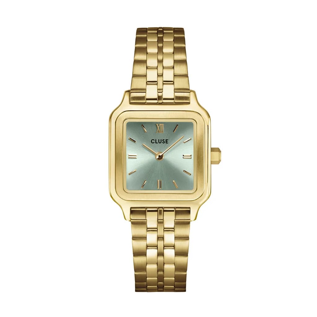 Cluse Gracieuse Petite Watch Steel, Sage Green, Gold Colour
