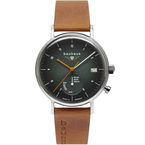 Bauhaus Montre Bauhaus Classic Quartz Solaire - 41 mm- Cadran Vert foncé - 21124