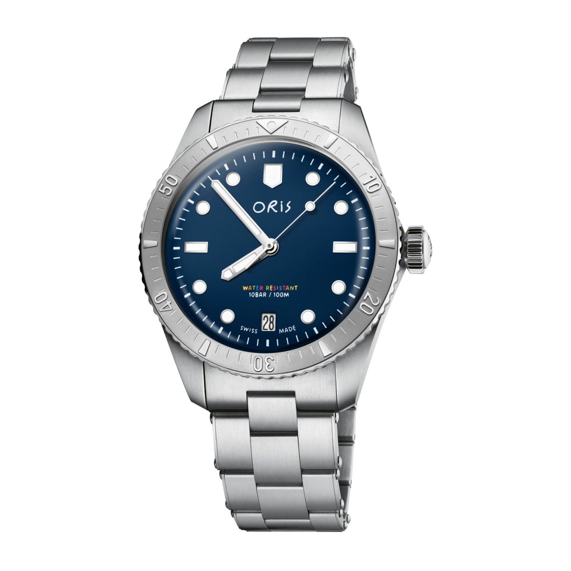 Oris Montre Oris Divers Sixty-Five "LFP Limited Edition" automatique cadran bleu bracelet acier 38 mm