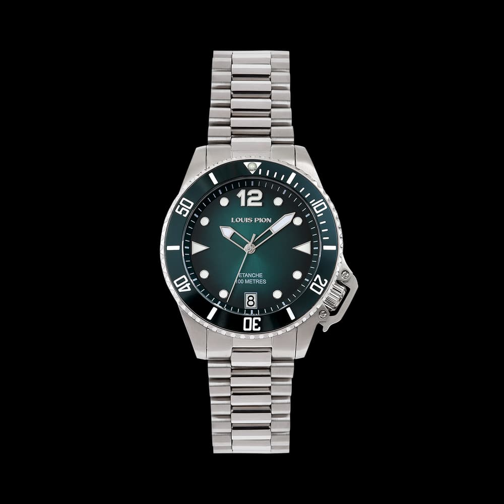 Louis Pion Montre quartz Homme Marin Vert