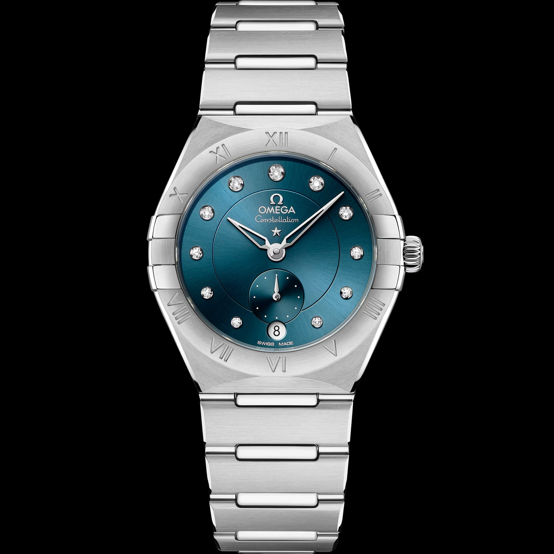 Omega Constellation 34 mm, acier sur acier