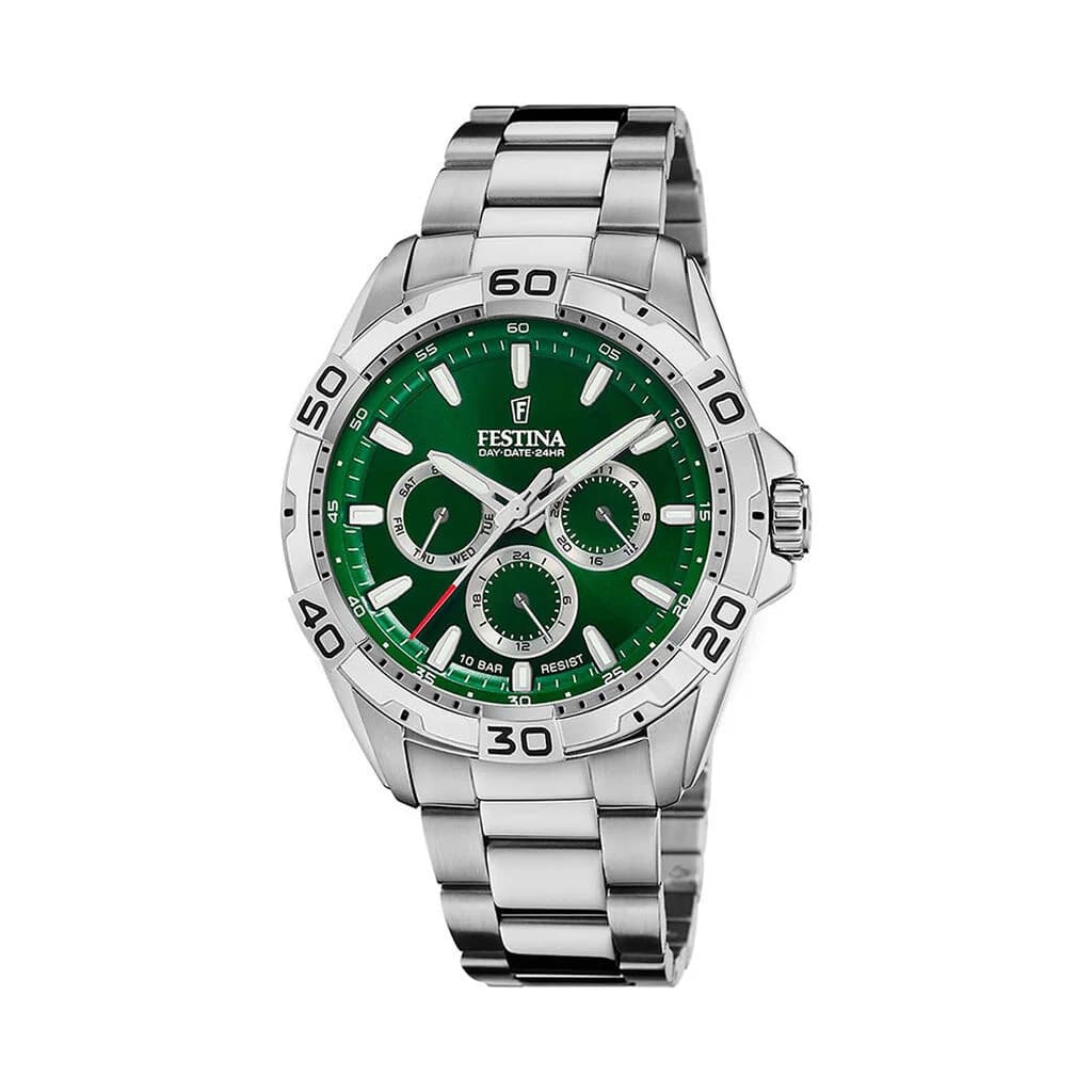 Festina Montre quartz Homme Multifonctions Vert