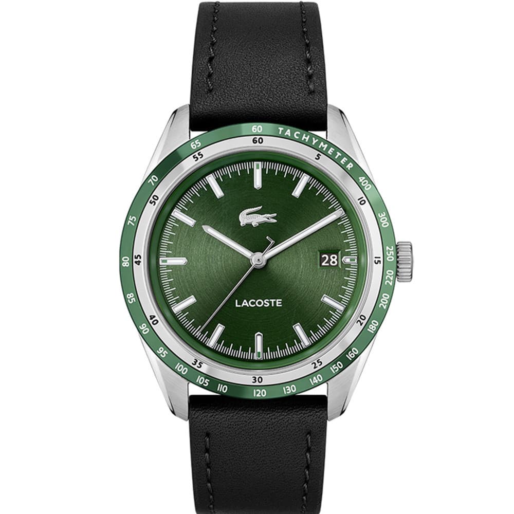 Lacoste Montre Lacoste Collection Everett en Cuir Noir