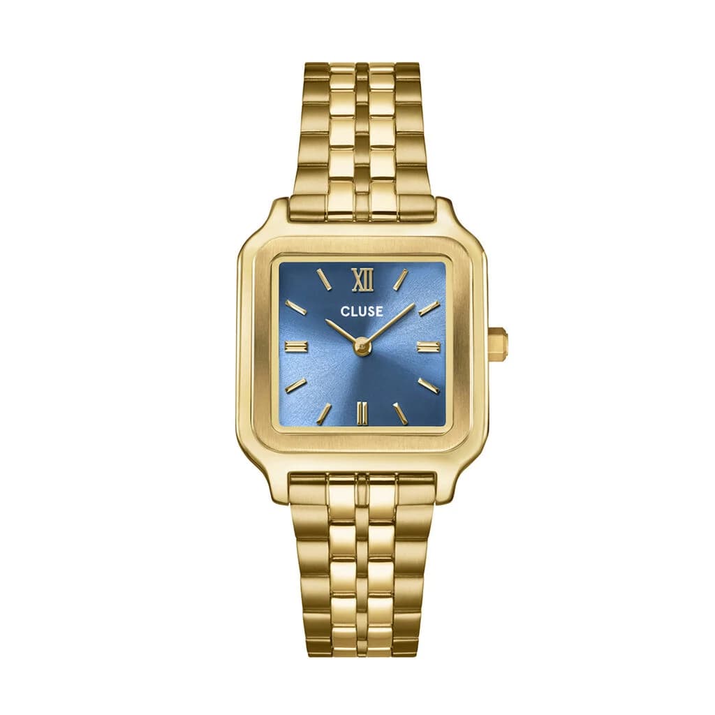 Cluse Gracieuse Watch Steel, Kyanite Blue, Gold Colour