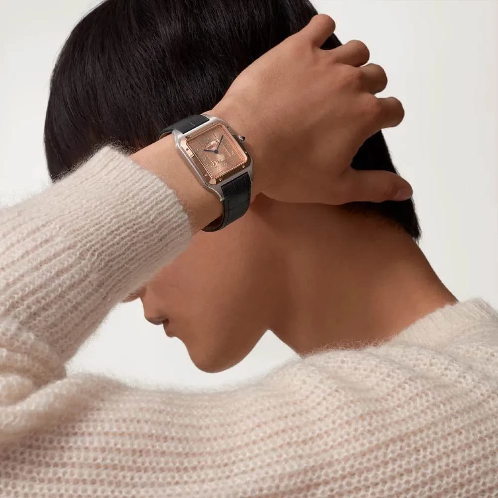 Cartier Santos-Dumont — cadran rose