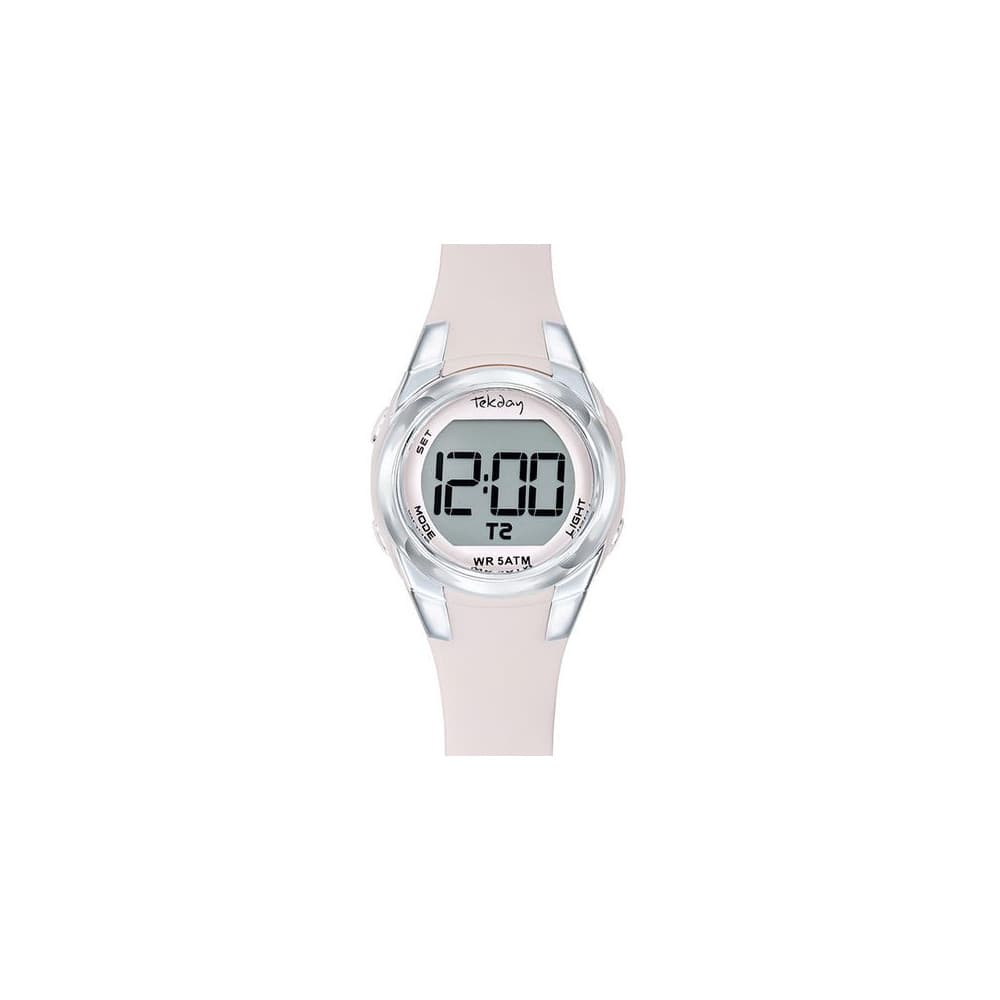 Tekday Montre Tekday en Plastique Beige