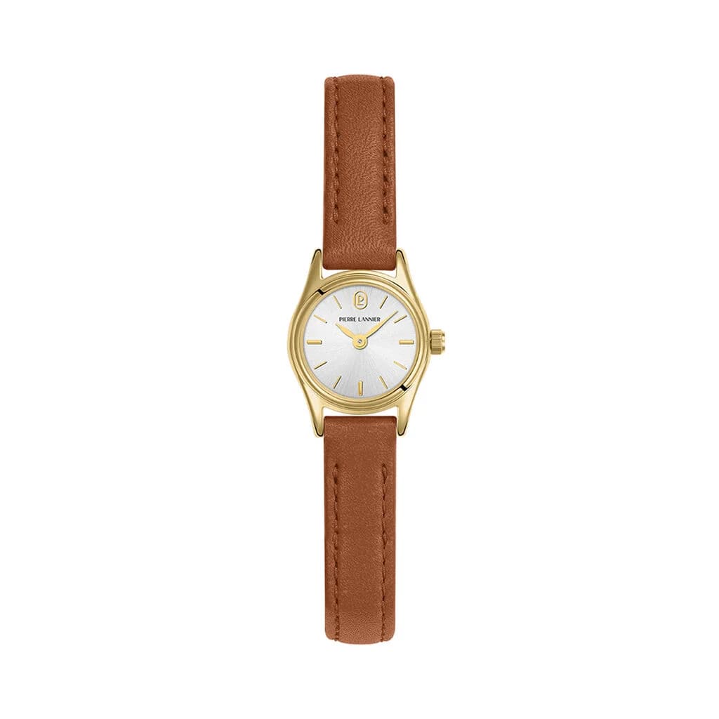 Pierre Lannier Montre Pierre Lannier Collection Pya en Cuir Marron