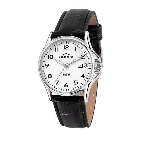 Chronostar Montre Analogique Homme Chronostar Cuir Noir R3751121004