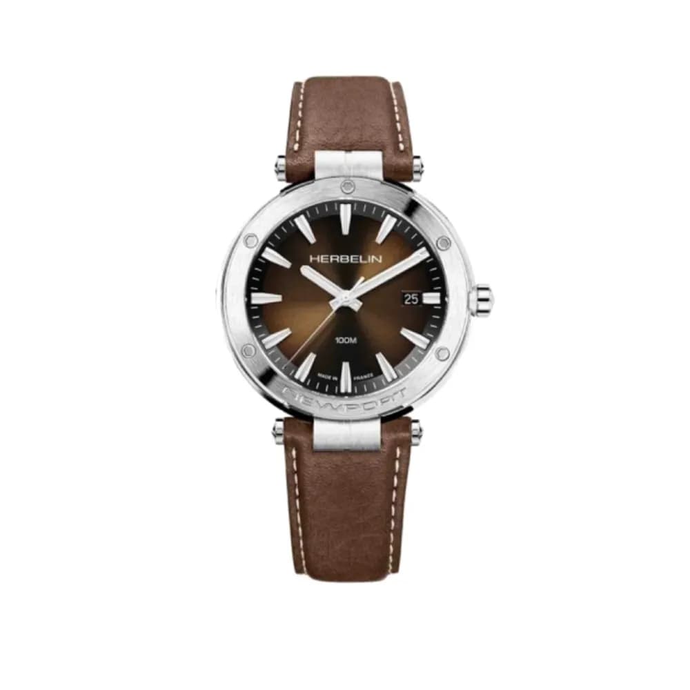 Michel Herbelin Montre Herbelin Newport Chronograph Homme Quartz Chronographe - 12288A27MA