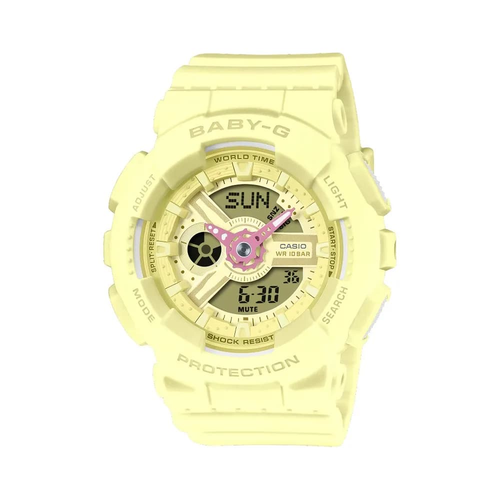 Casio Baby-G BA-110AH-9A — cadran jaune