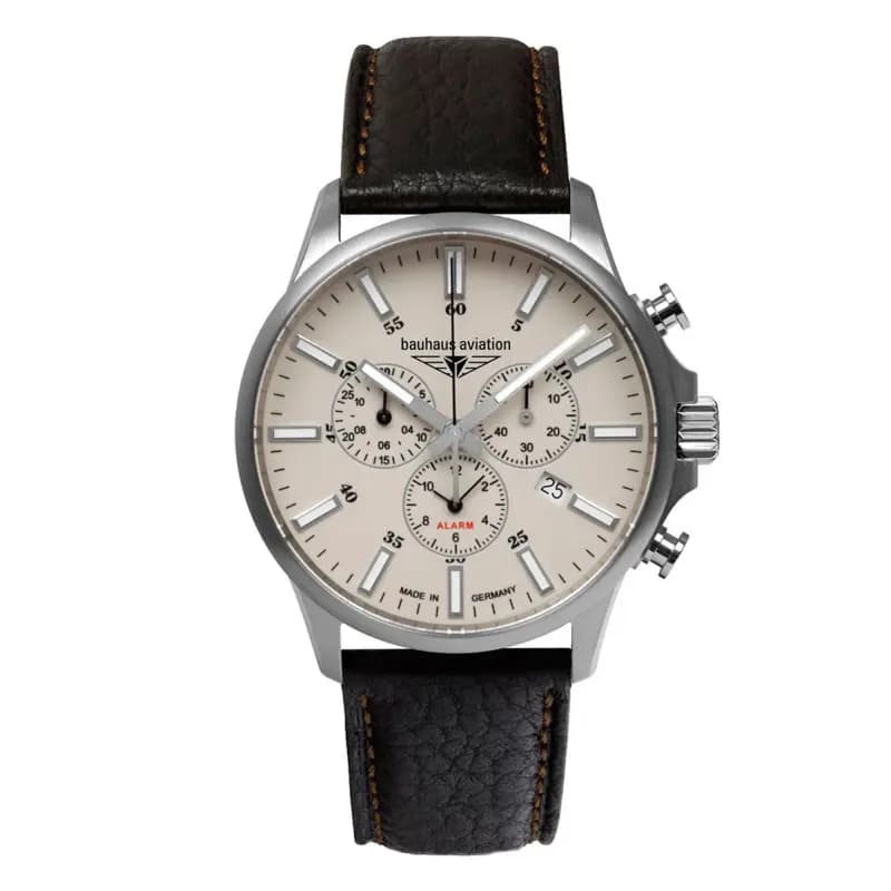 Bauhaus Montre Aviation Alarm Chrono 2880-5