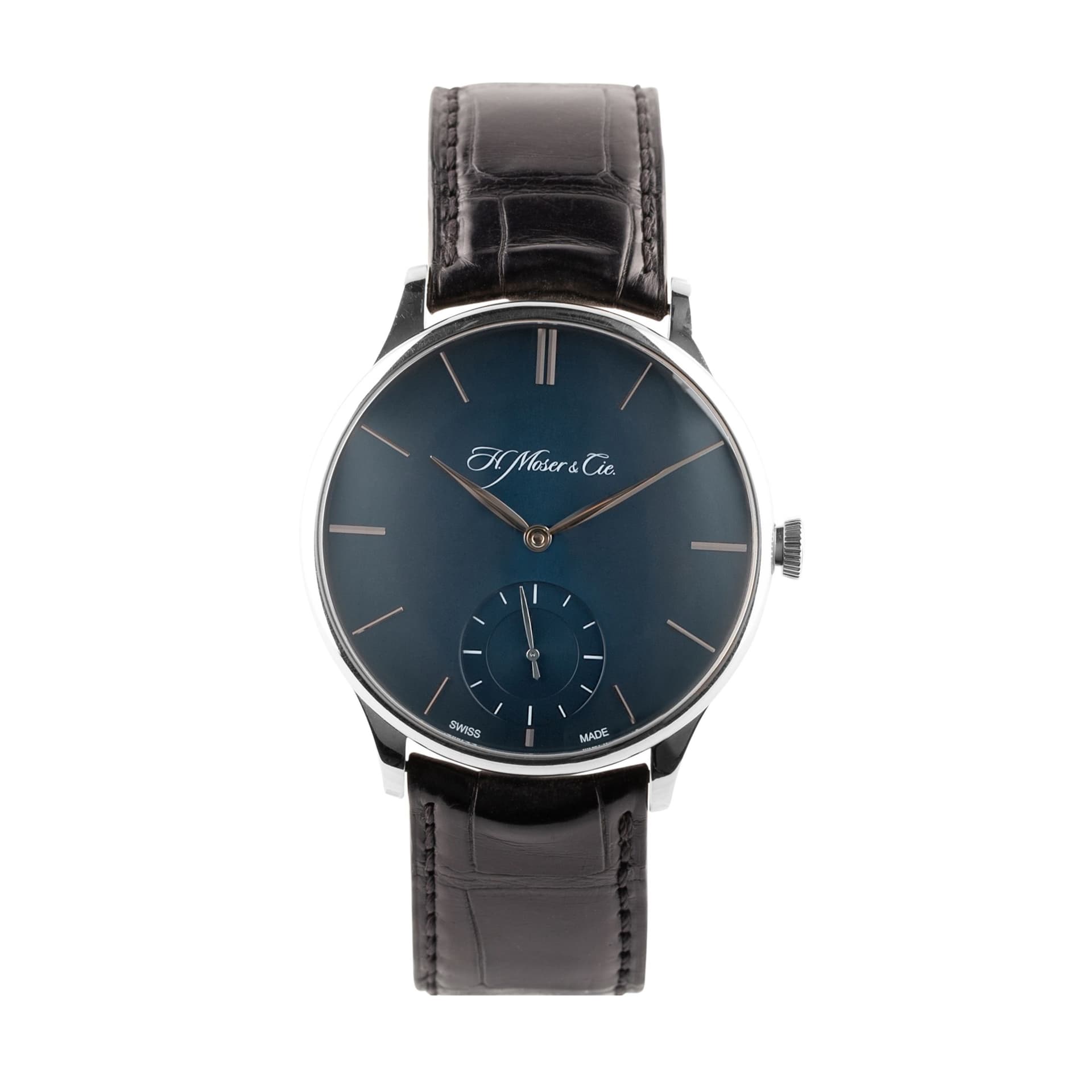 H. Moser & Cie. Montre H. Moser & Cie. Venturer Small Seconds Bucherer Edition mécanique 39 mm Full Set 2015