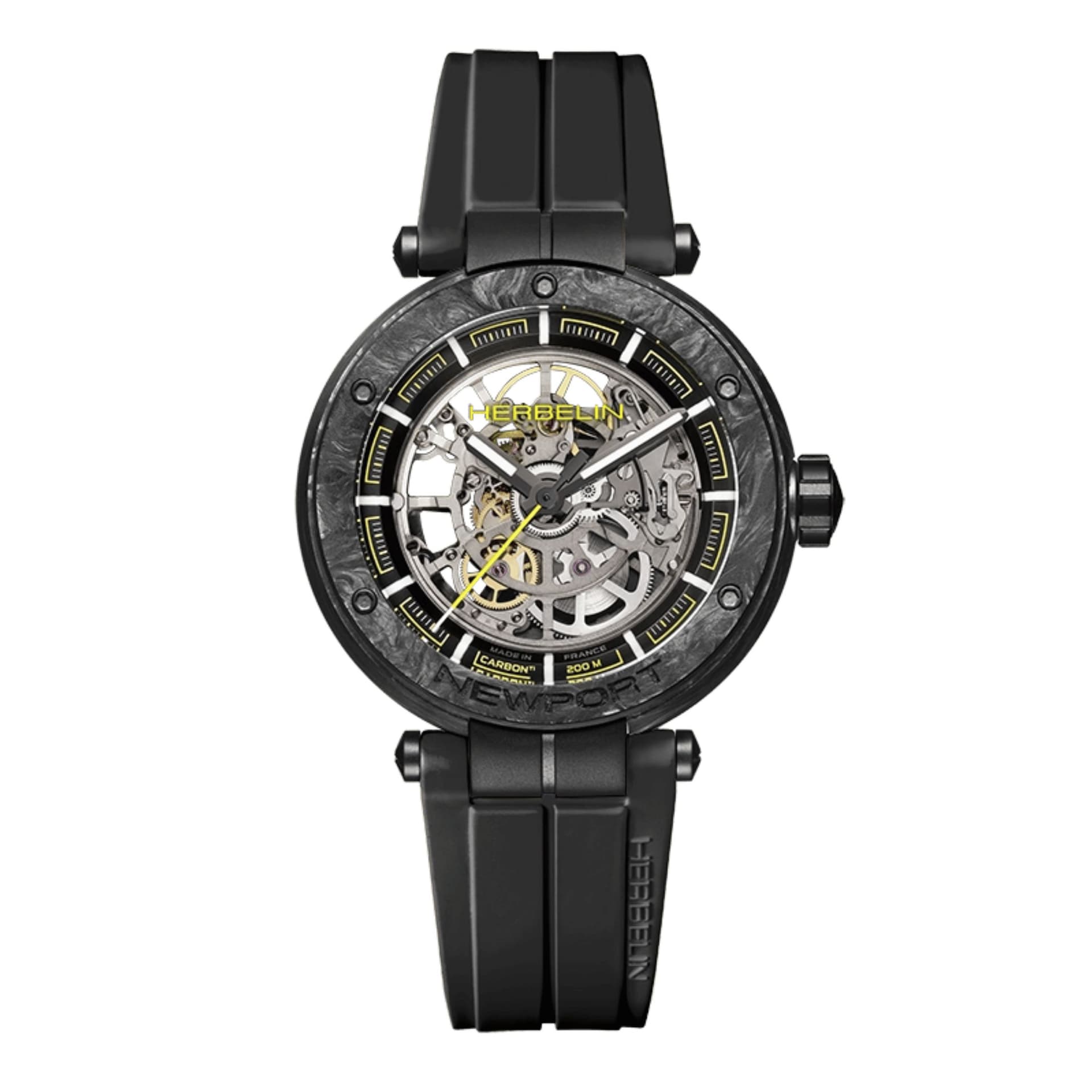 Michel Herbelin Montre Herbelin Newport Carbon Titanium Homme Automatique Squelette - 1888SQCTN14CA