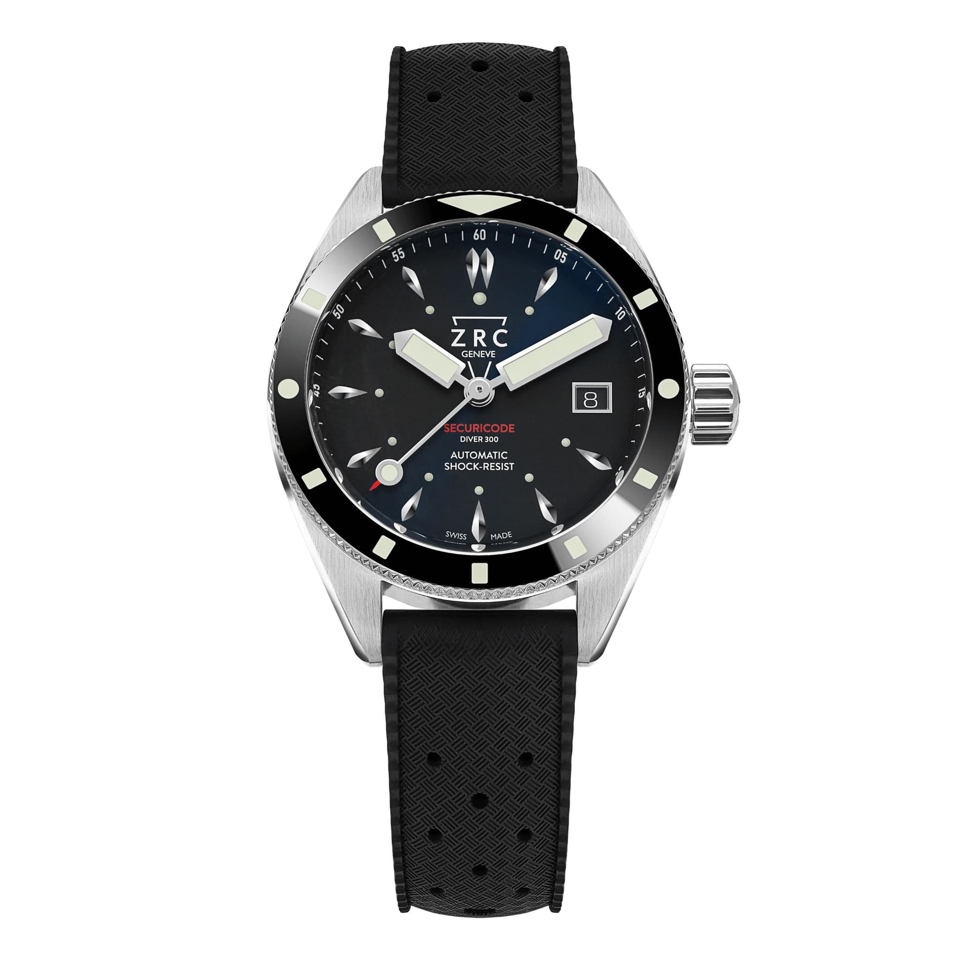 ZRC Montre ZRC Securicode - Diver300 - 39 mm - SC39208