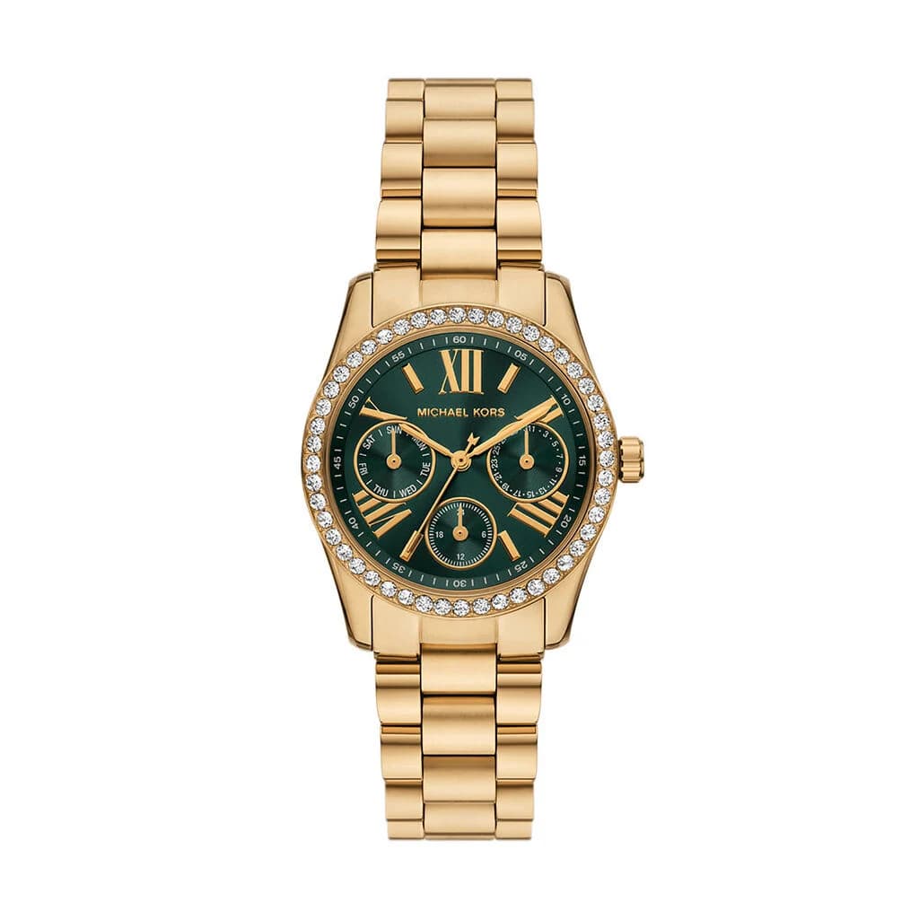 Michael Kors Montre Michael Kors Collection Lexington Lux en Acier et PVD Doré