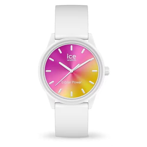 Ice Watch Montre Analogique Mixte Ice-watch Silicone Blanc 018475 - Cleor