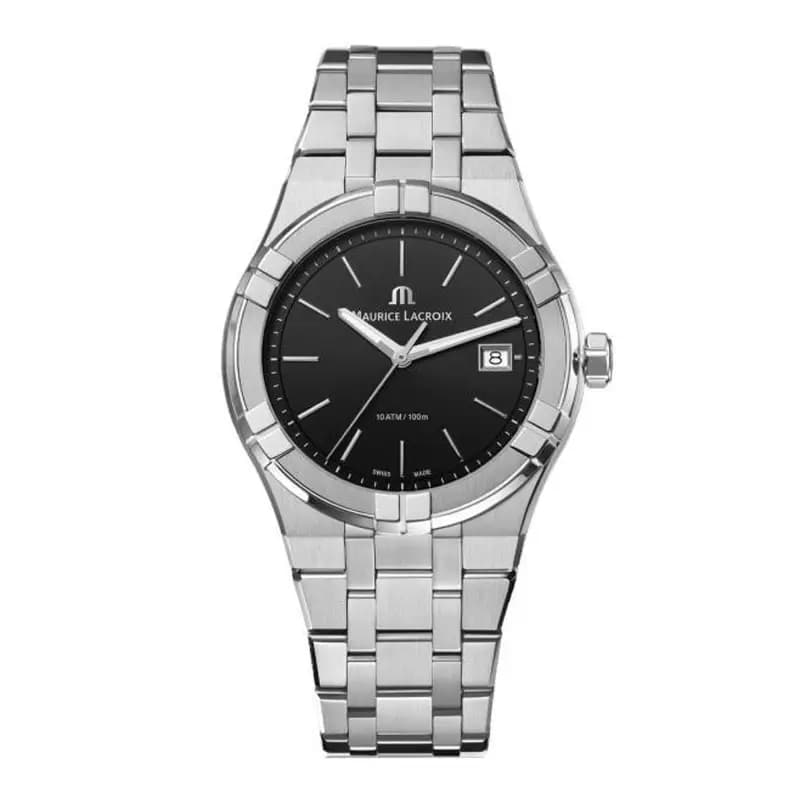 Maurice Lacroix Montre Aikon Quartz Date 40mm AI1108-SS002-330-1