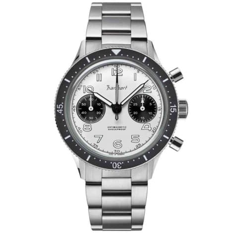 Hanhart Montre Hanhart 415 ES Reverse Panda Mécanique diamètre 39 mm- H703.201-6428