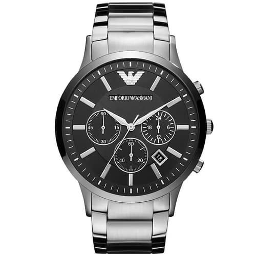 Emporio Armani Montre Analogique Homme Emporio Armani Acier Gris AR2460