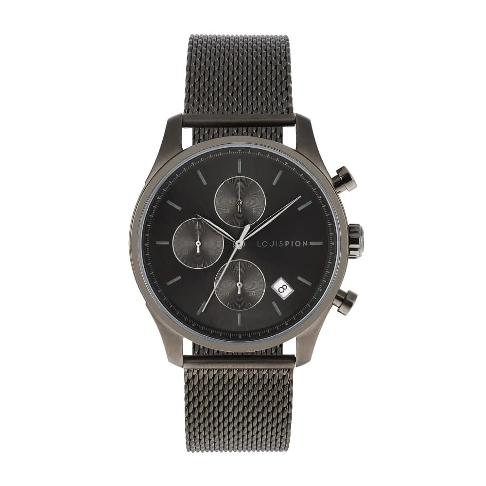 Louis Pion Montre quartz Homme Lucas Gris