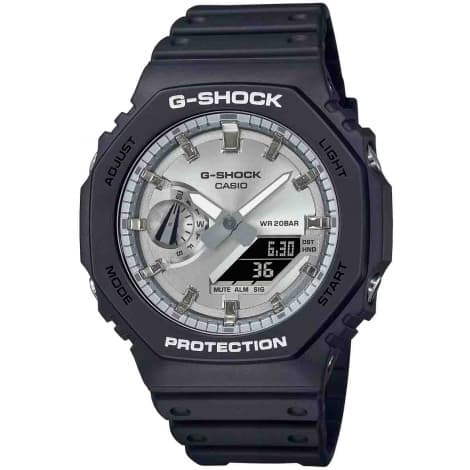 Casio Montre GShock Classic - Série GA-2100 - Gris & Argent 48.5 x 45.4 mm- GA-2100SB-1A