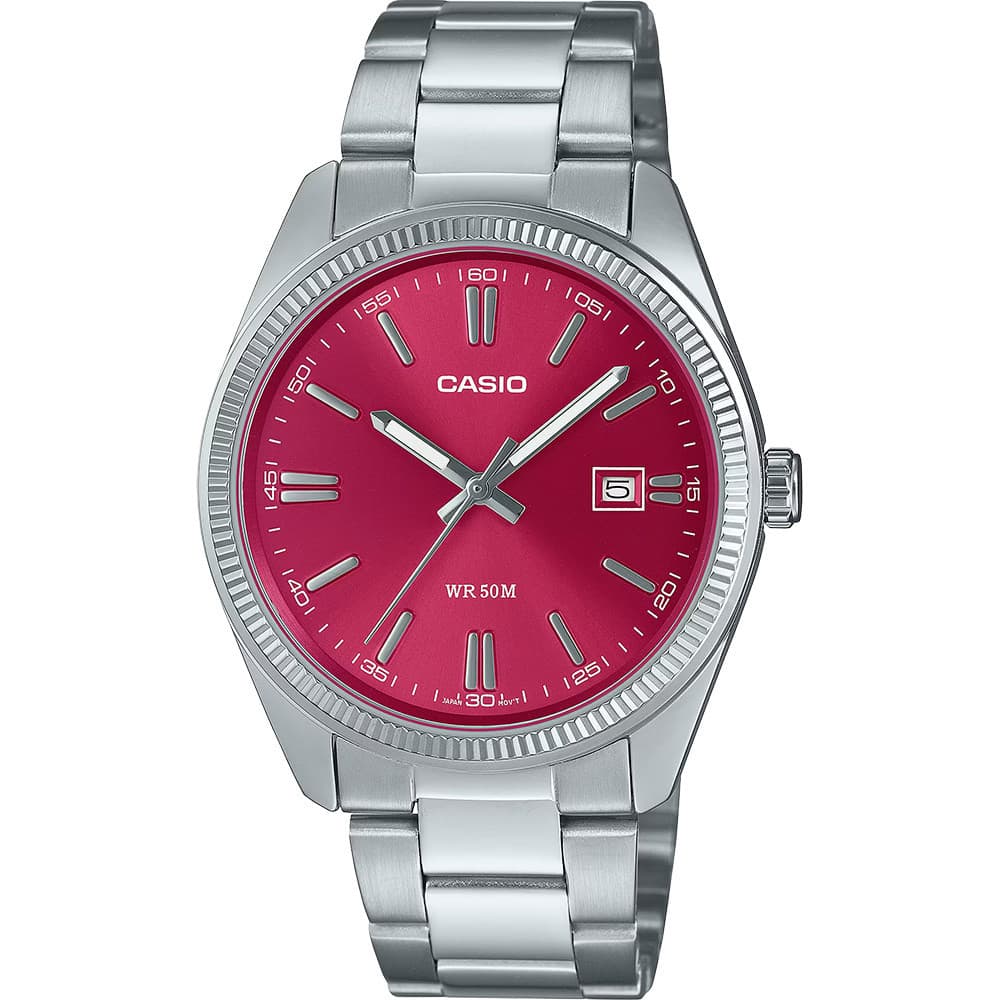 Casio Collection Heritage — cadran rouge