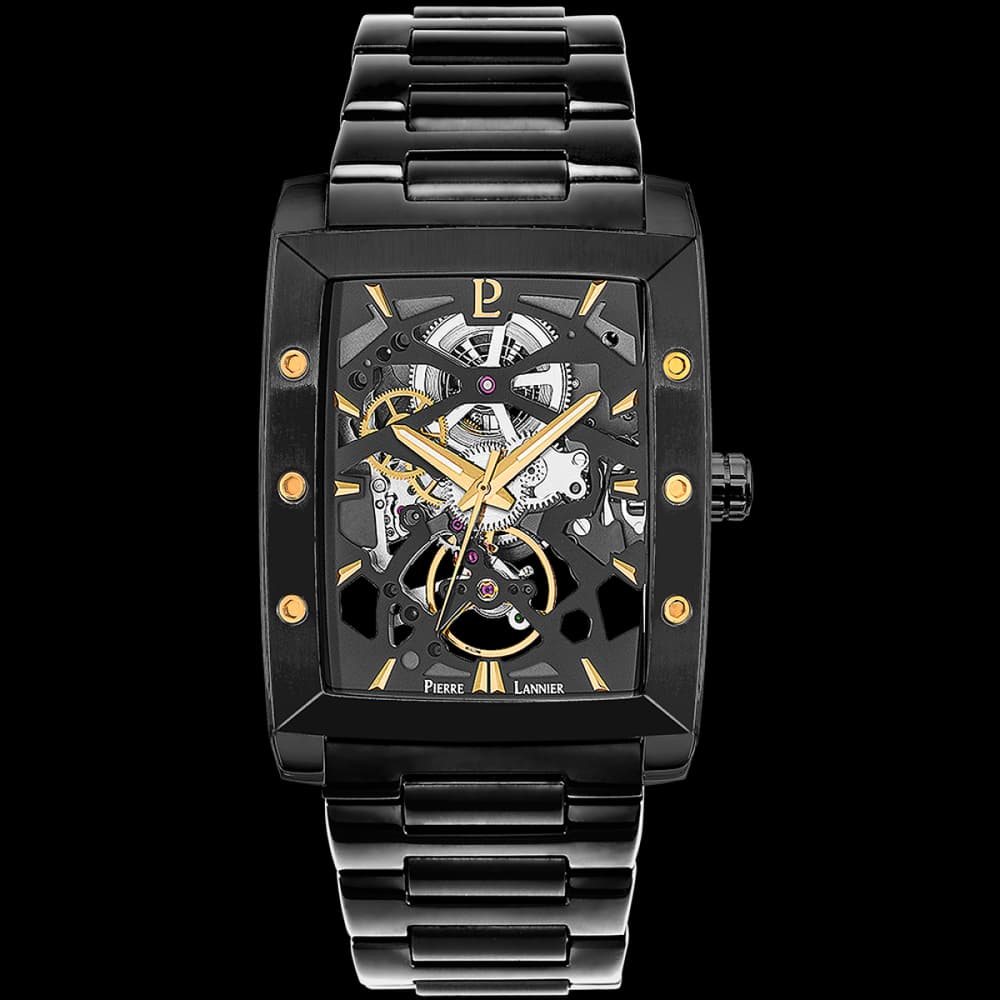 Pierre Lannier Montre automatique Homme Hector Noir