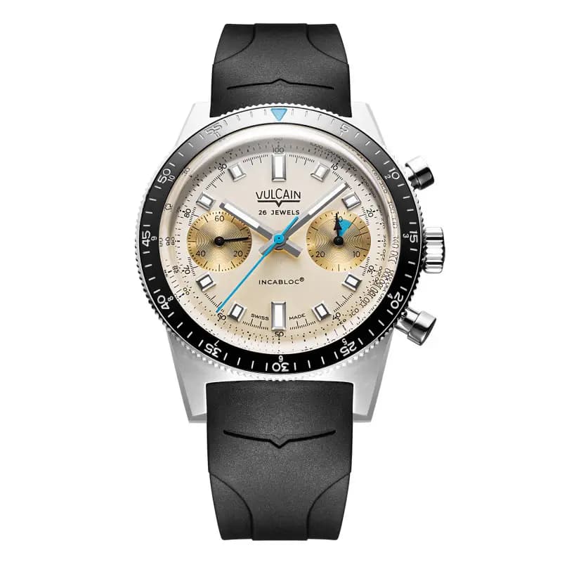 Vulcain Montre Skindiver Chronograph Sable & Azur Vulcain x Ocarat - Edition Limitée 20 exemplaires