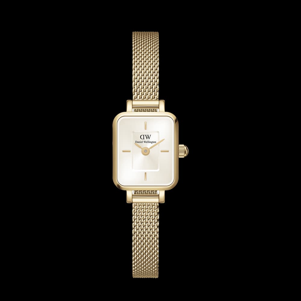 Daniel Wellington Montre quartz Femme Quadro mini Champagne