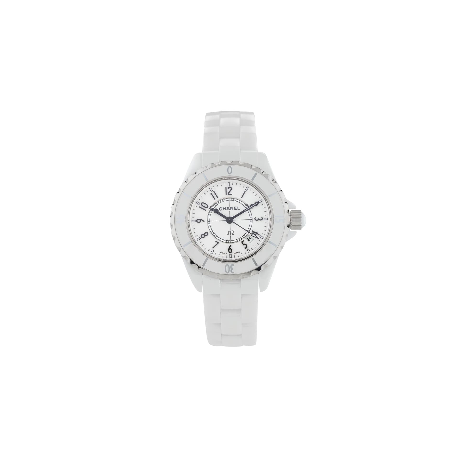 Chanel Montre Chanel J12 Blanche quartz 33 mm