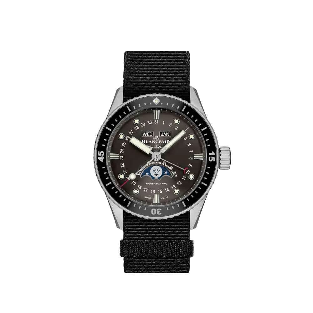 Blancpain Fifty Fathoms Bathyscaphe Quantième Complet Phases de Lune