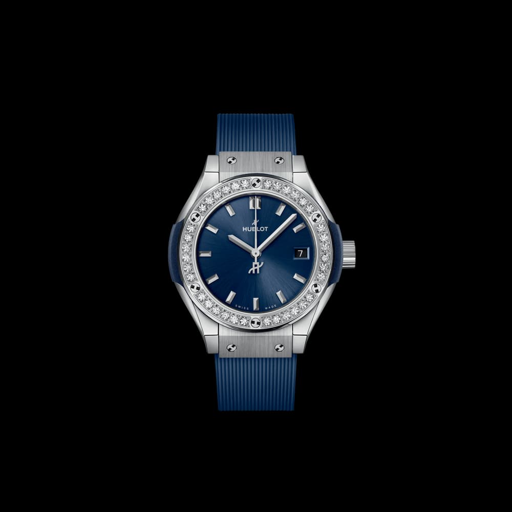 Hublot Montre quartz Mixte Classic fusion Bleu