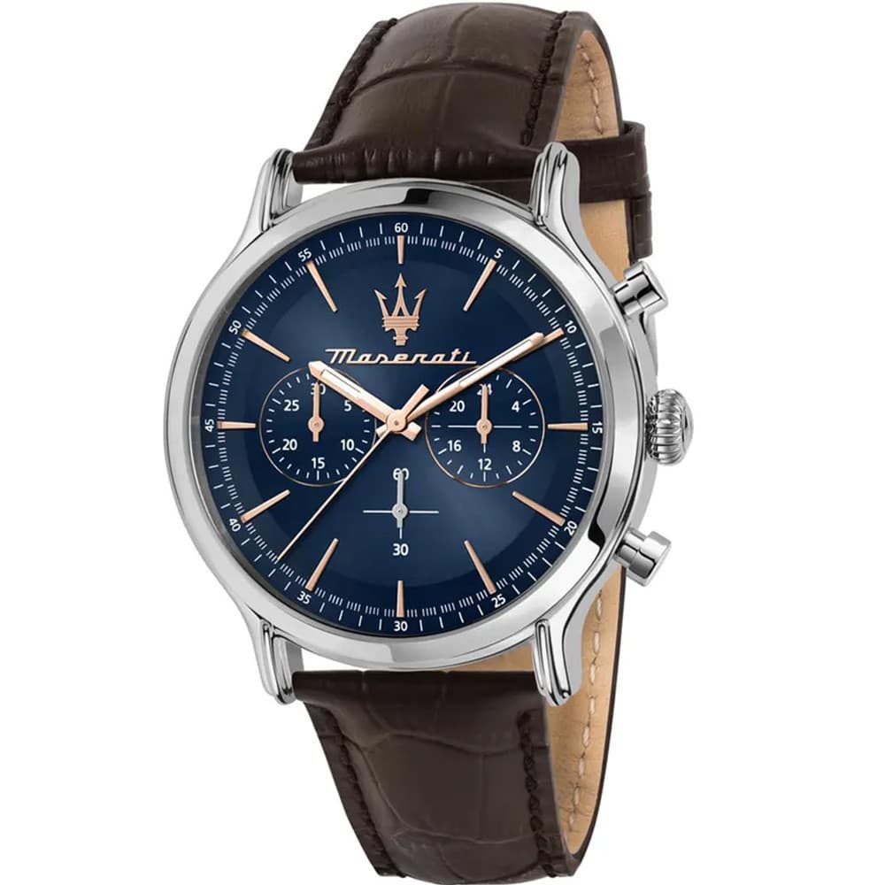 Maserati Montre Maserati en Cuir Marron