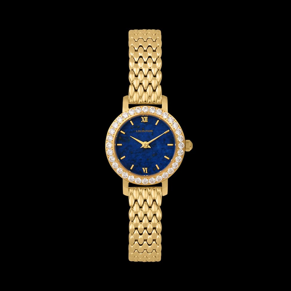 Louis Pion Montre quartz Femme Grace Bleu foncé