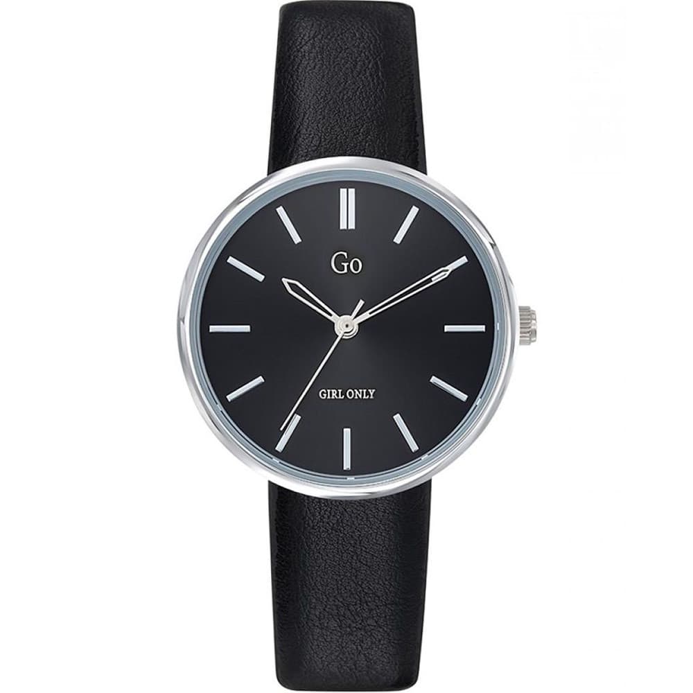 GO Mademoiselle Montre GO Mademoiselle en Cuir Noir