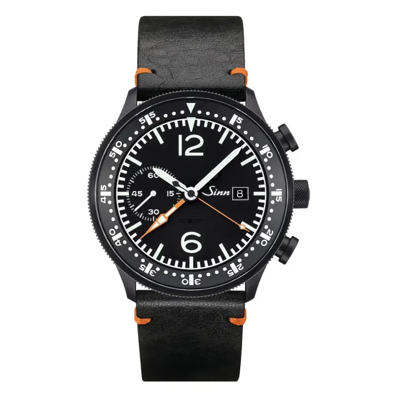 Sinn Montre Chronographe 717 Bracelet Cuir 717.010