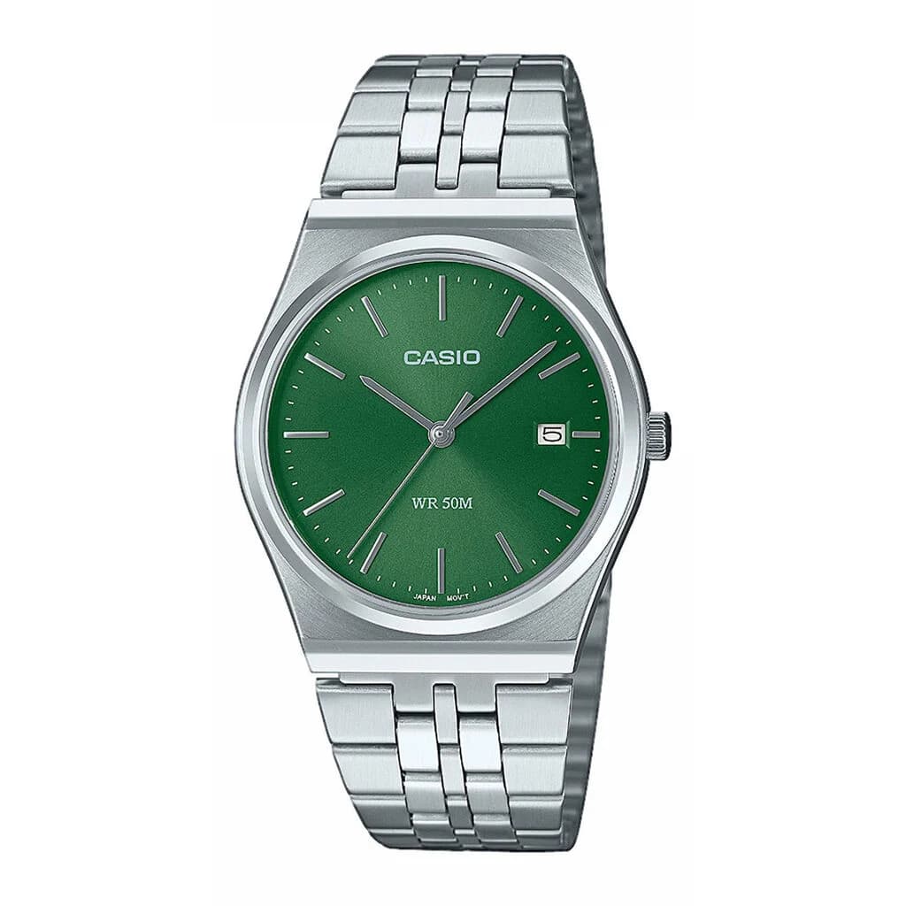 Casio Collection Heritage — cadran vert