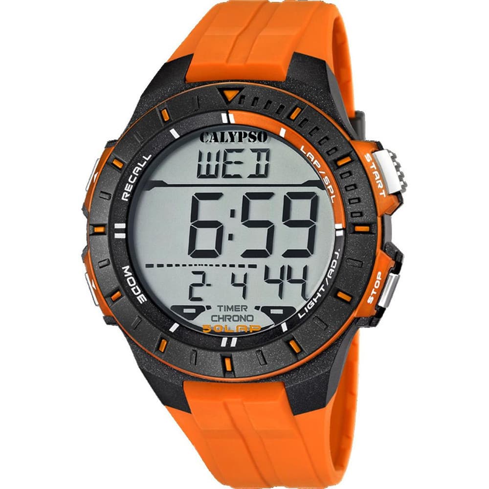 Calypso Montre Calypso en Silicone Orange